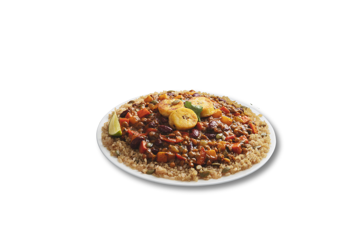 Caribbean Lentil Bowl Meal