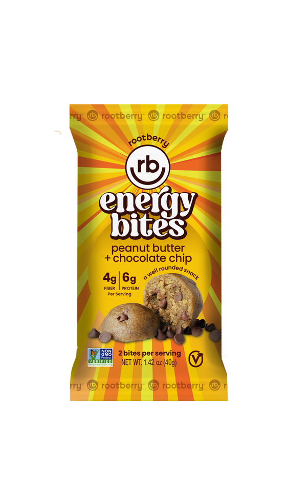 Peanut Butter Chocolate Chip Energy Bite - Plant-Based Protein Snack ...